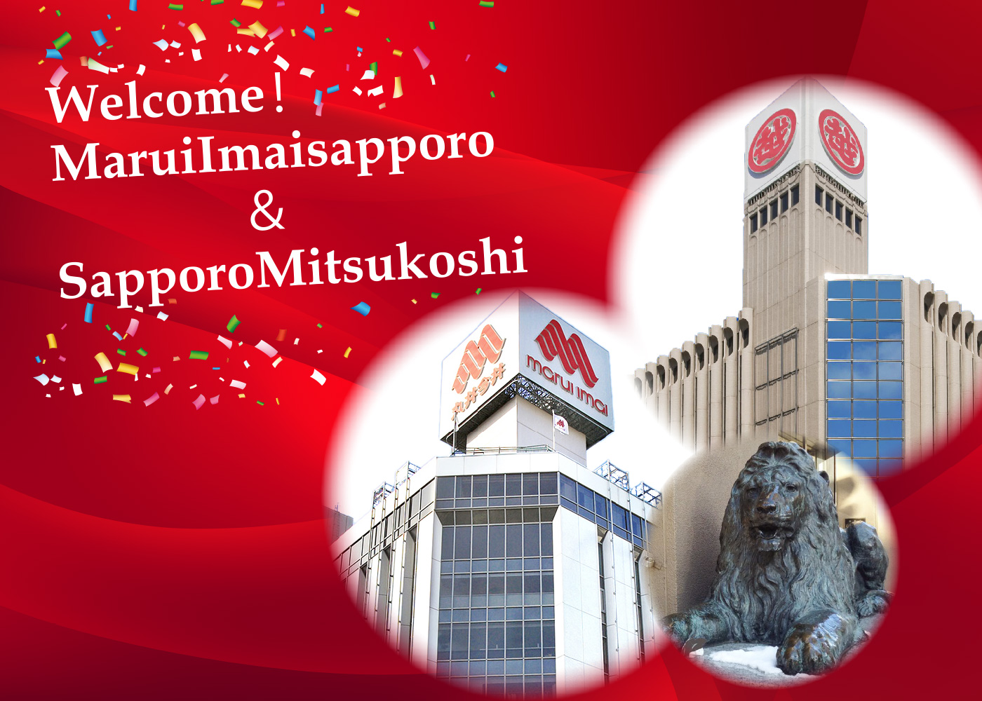 Welcome!Maruiimaisapporo&SapporoMitsukoshi
